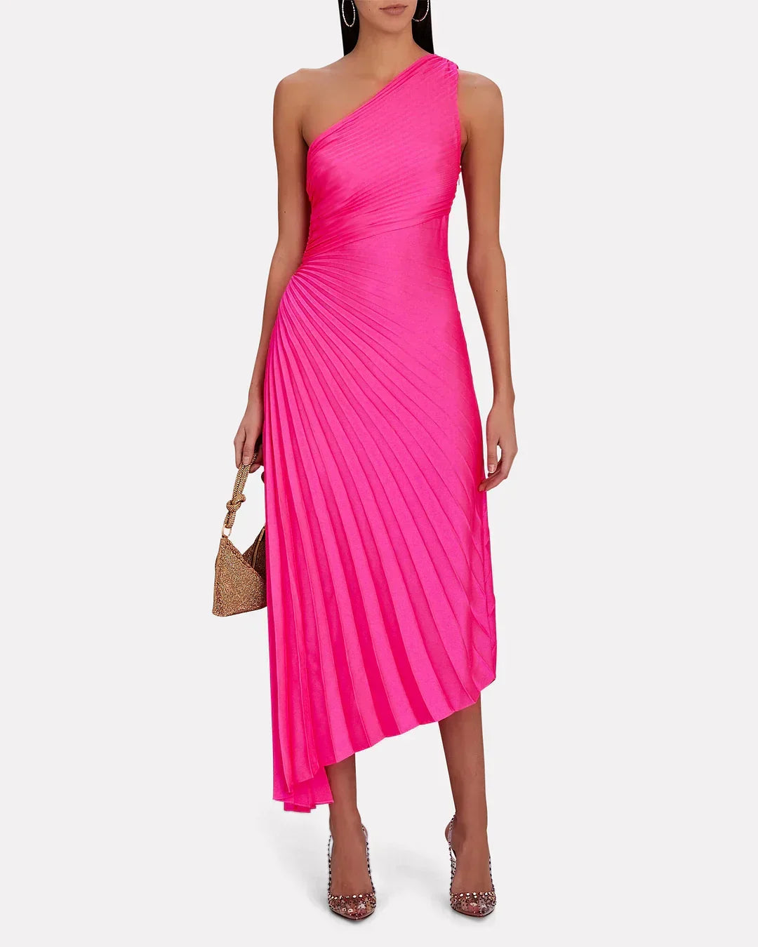 W&W Mode | One Shoulder Maxikleid