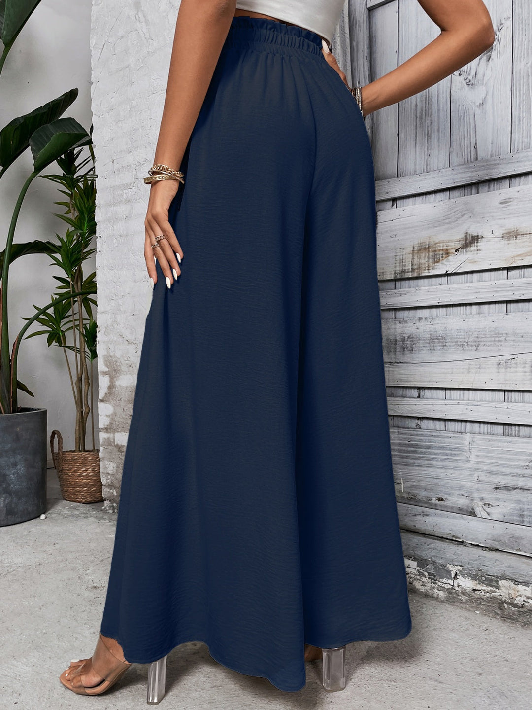W&W Mode | Ärmelloses Pailletten Rundhals Mini Kleid