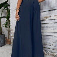 WW | Ärmelloses Pailletten Rundhals Mini Kleid