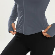 WW | Schwarze Damen Yoga Jacke | Slim Fit und Bequem