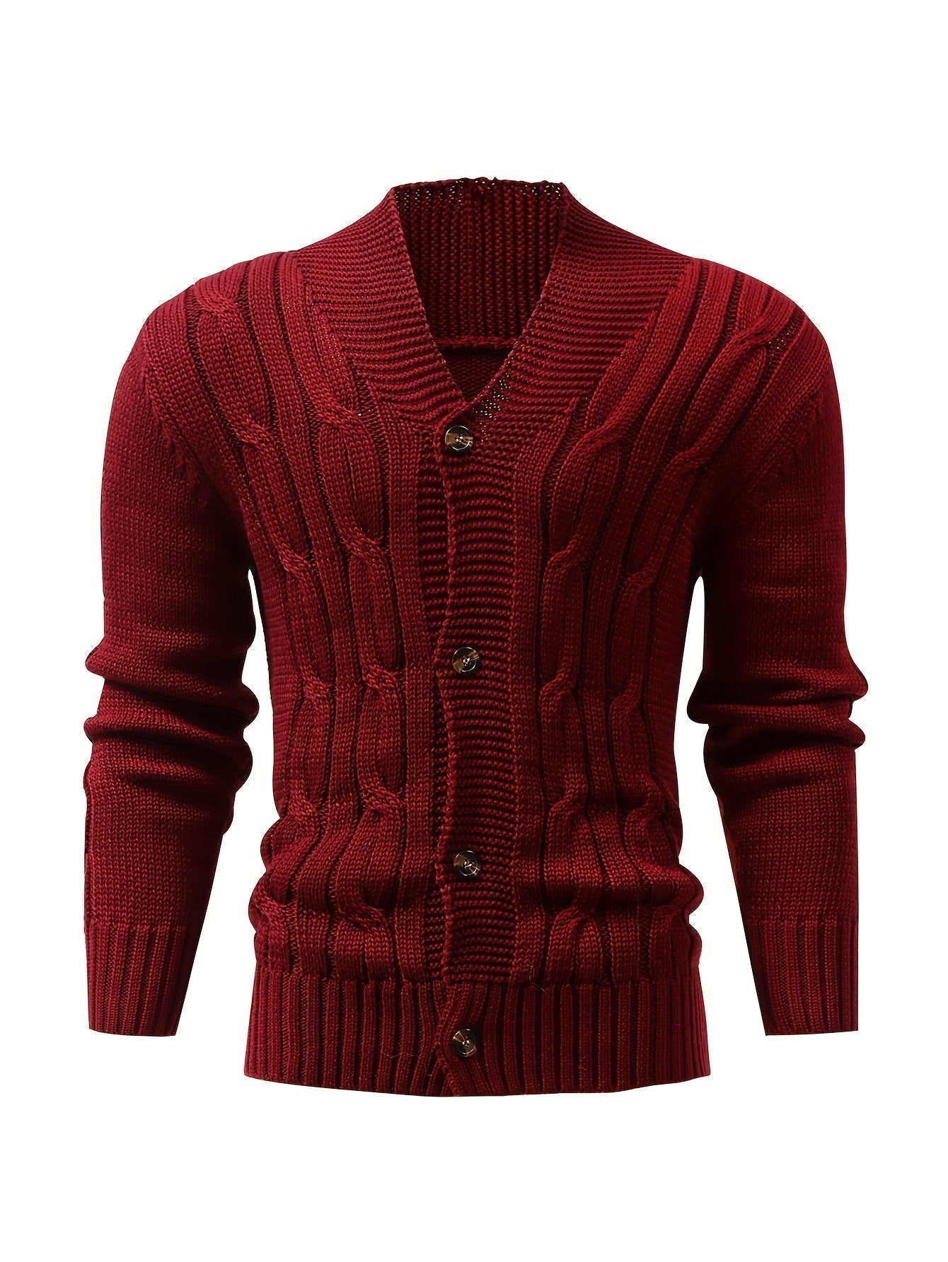 WW | Zopfstrickjacke mit Knöpfen