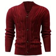 WW | Zopfstrickjacke mit Knöpfen