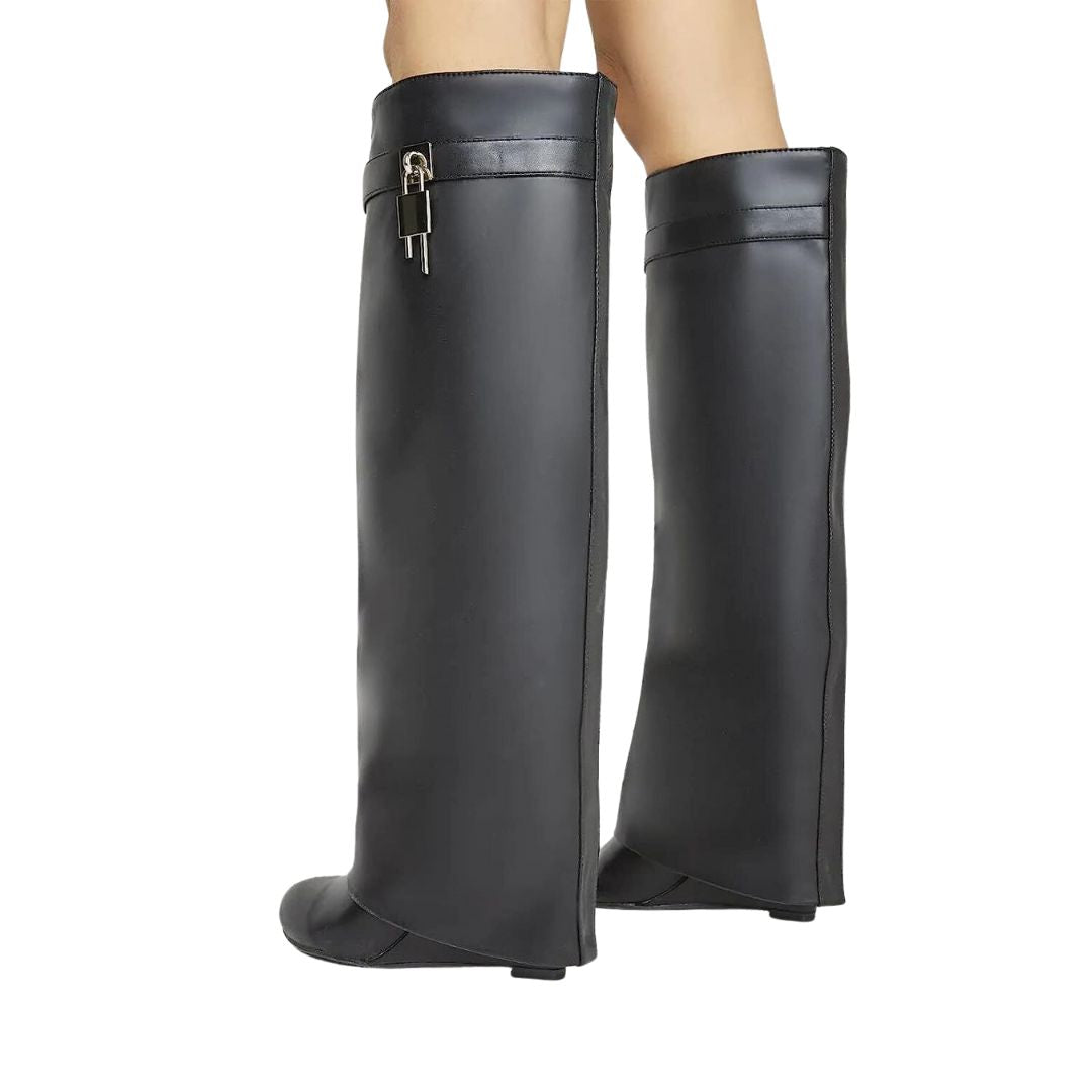W&W Mode | Haifischstiefel aus Leder