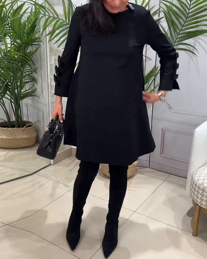 W&W Mode | Elegantes Langarmkleid