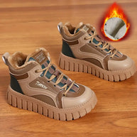 Winter-Sneakers mit Plüschinnenseite und Schnürung