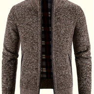 WW | Zip Up Stehkragen Strickjacke