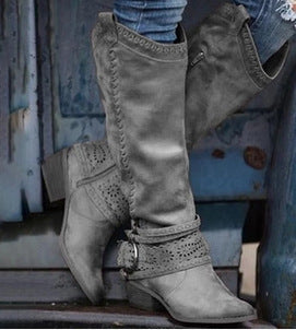 WW | Mittelhohe Damenknights Boots