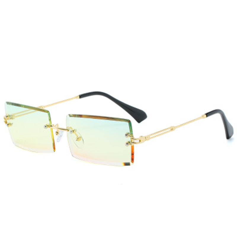 W&W Mode | Modische Rechteckige Sonnenbrille Im Retro Stil