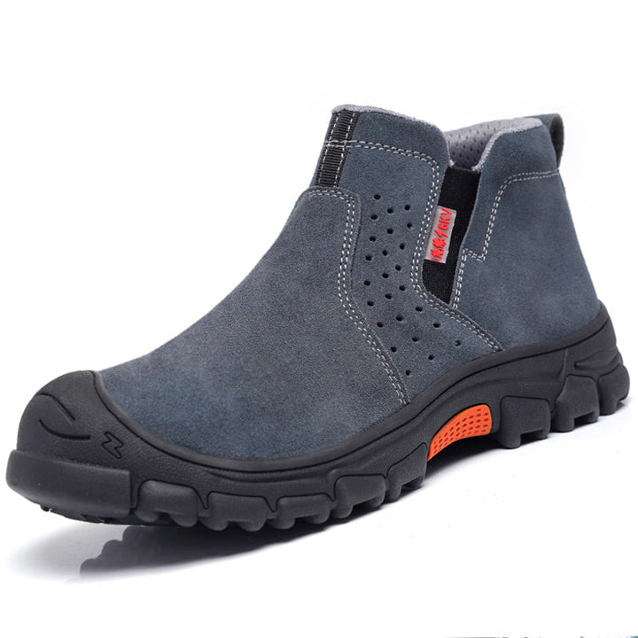 W&W Mode | Leichtgewicht Wasserdichte Kaki Sicherheitsschuhe