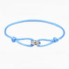 Helles Blau Seil Stahlfarbe