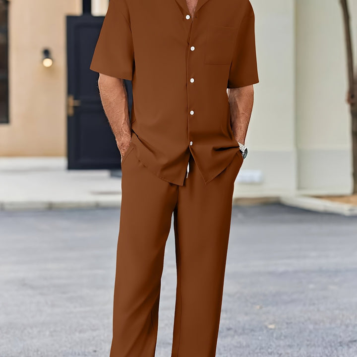 W&W Mode | Sommeroutfitsatz in Einfarbiger Farbe