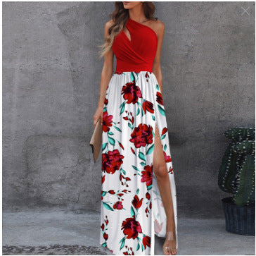 W&W Mode | Frühling/sommer Schulterfreies Kleid Für Frauen