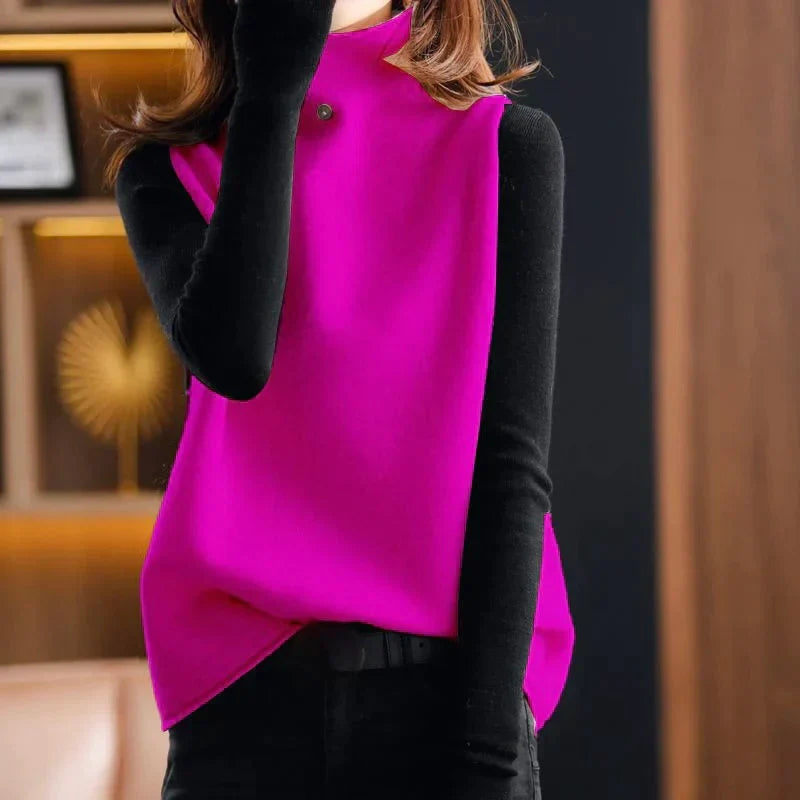 W&W Mode Johanna Weste mit Rollkragen