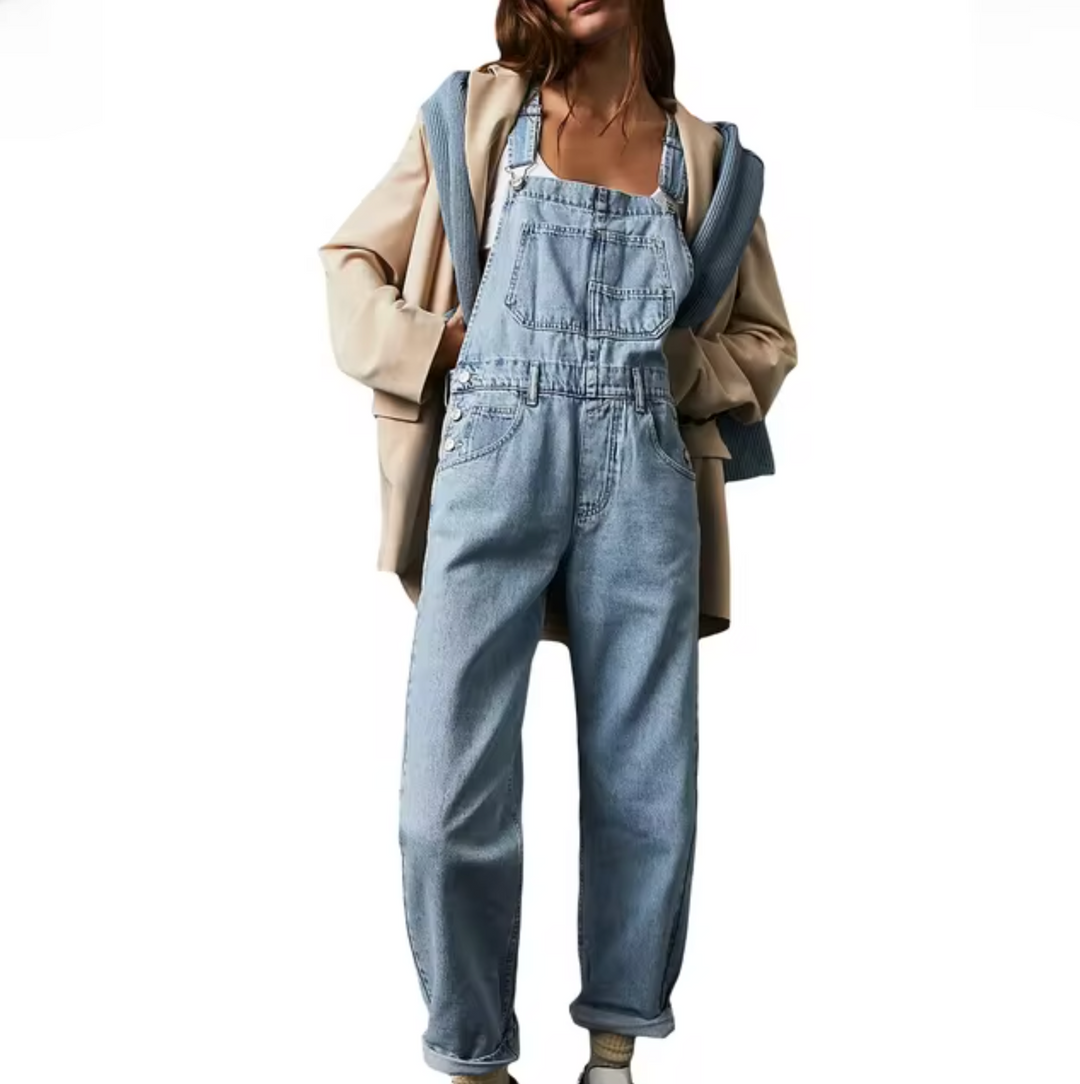 W&W Mode | Lockerer Jeans-Overall