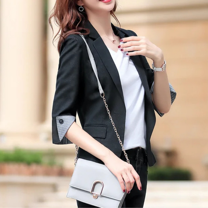 W&W Mode | Eleganter Damenblazer mit Knopfdetails Ideal für Das Büro