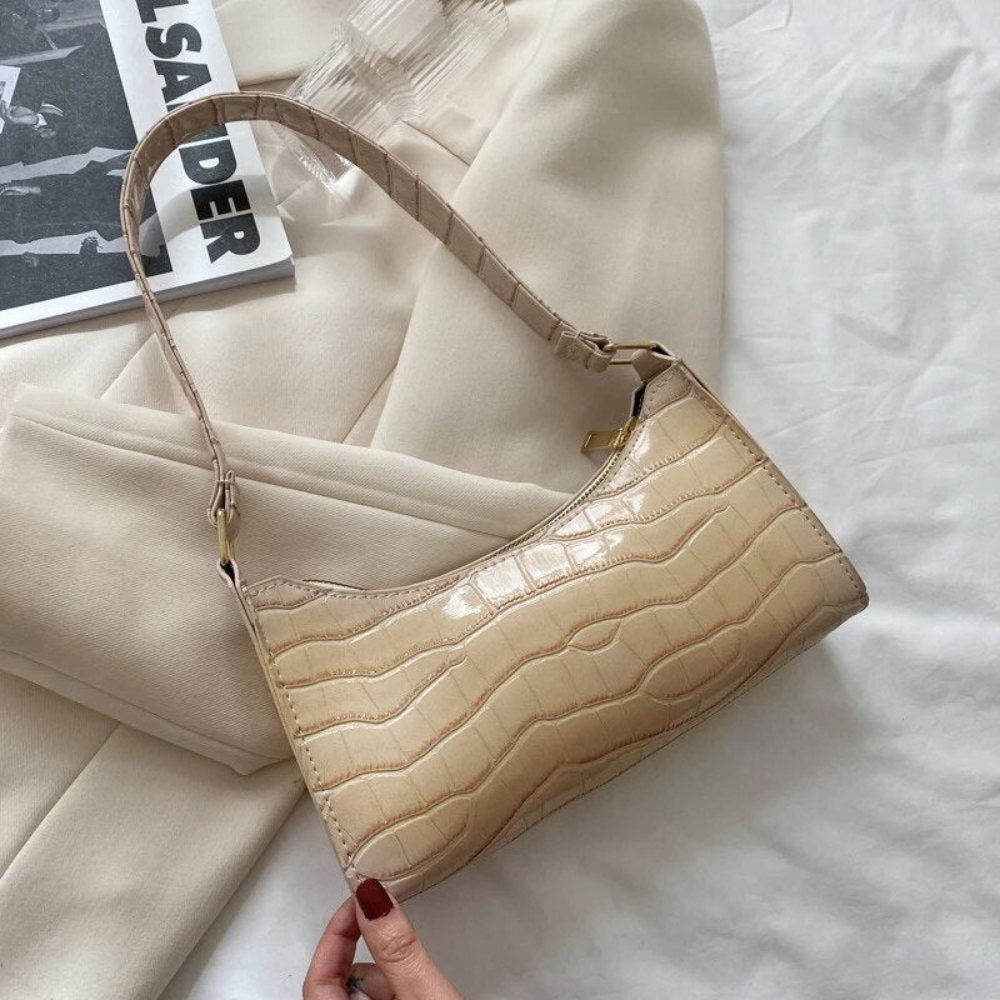 WW | Damen Tasche Elegante Leder Schultertasche