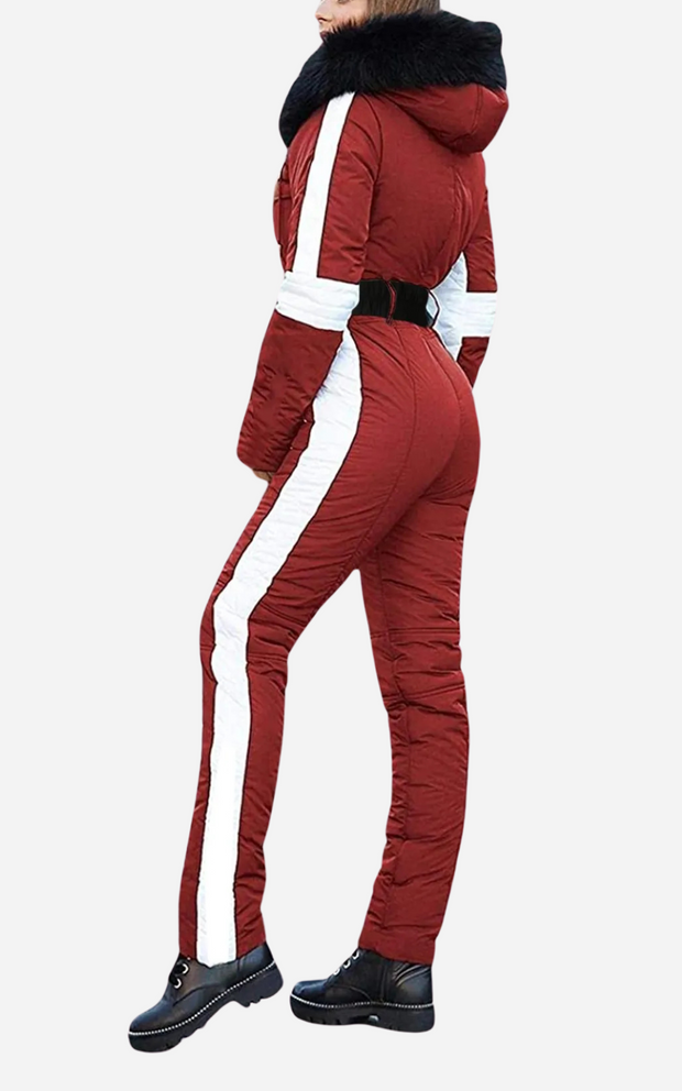 WW | Ski Overall 1 Stück Mit Gürtel Damen Eleganz Und Wärme