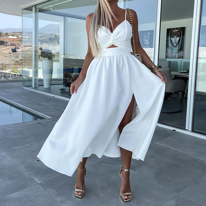 W&W Mode | Hohe Schlitze Cocktailkleid