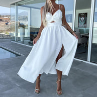 WW | Hohe Schlitze Cocktailkleid