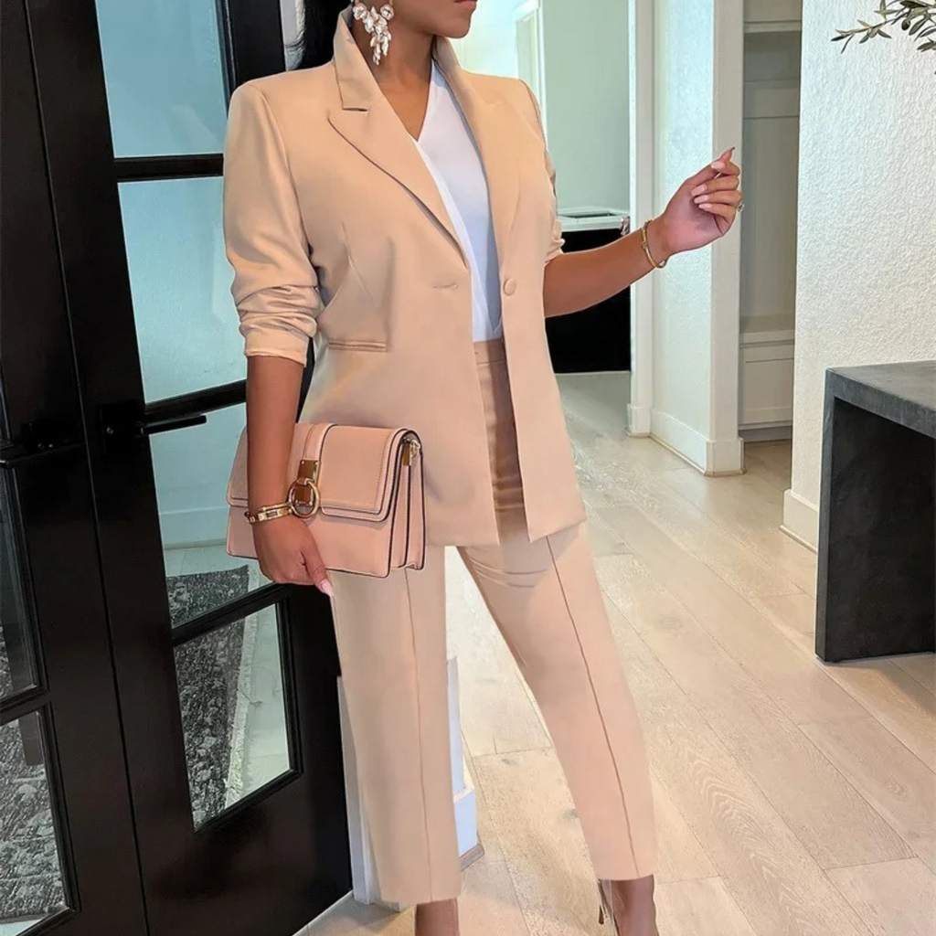 WW | Blazer Und Hosen Satz Für Damen