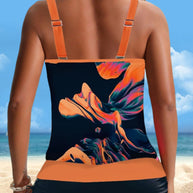 WW | Tankini Badeanzug mit Stilvollem Druck