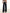 WW | Lockere Dunkle Hohe Taillen Bodenlange Denim Hose
