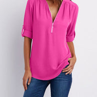 Maxime™ - Langärmelige Lockere Bluse