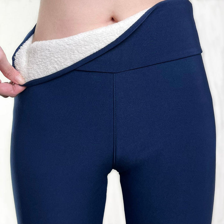 W&W Mode | Liebliche Fleece Hohe Taille Wollleggings