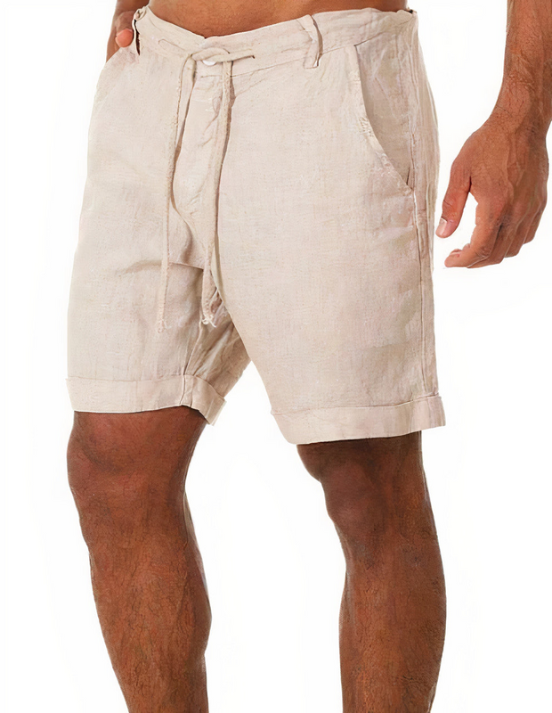 WW | Herren Leinen Sommer Shorts Kurze Hose Für Männer