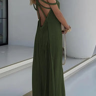 WW | Sommer Kurzarm Klassisches Kleid