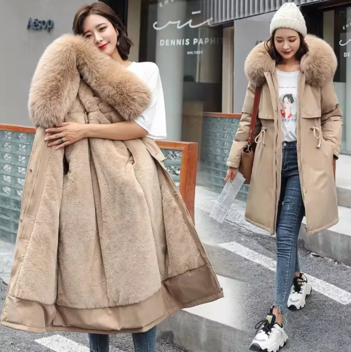 W&W Mode | Lange Wolljacke Mit Kapuze