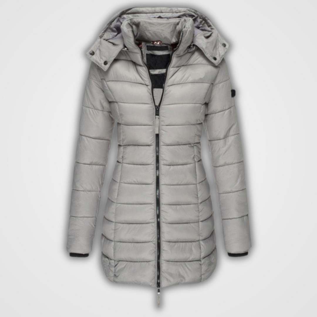 W&W Mode - Eleganter urbaner Stil Wintermantel für Damen mit Stehkragen