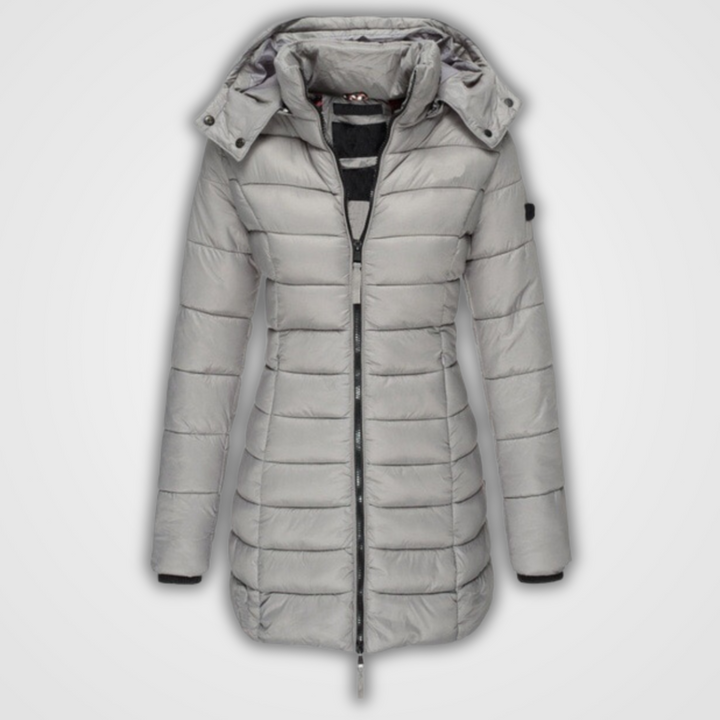 W&W Mode - Eleganter urbaner Stil Wintermantel für Damen mit Stehkragen