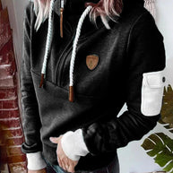 WW | Lässiges Sweatshirt mit Halbem Reißverschluss