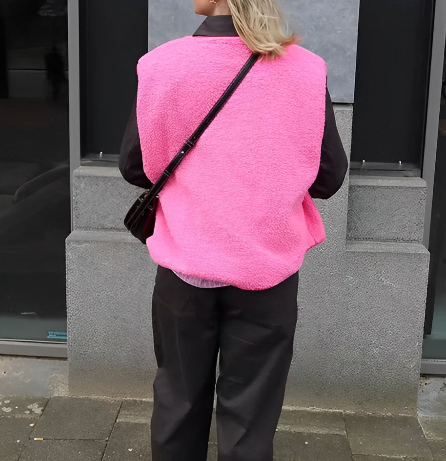 WW | Gewebter Offener Strick-Cardigan für Damen