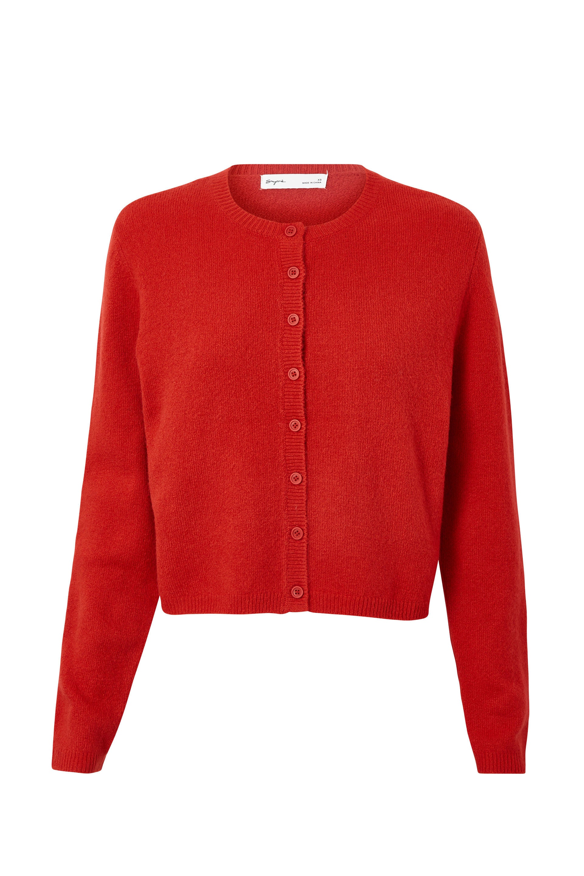 WW | Bunter Unifarbener Damen-Cardigan