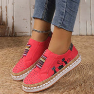 WW | Lässige Katzenmuster Schuhe