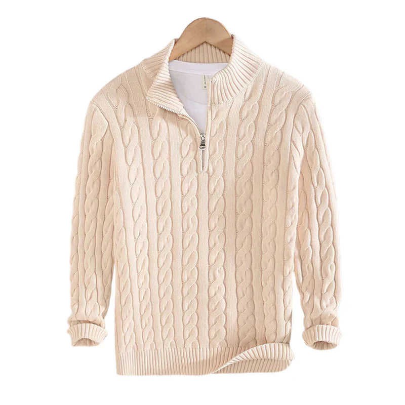 WW | Trendy Strickjacke Mit Reißverschluss
