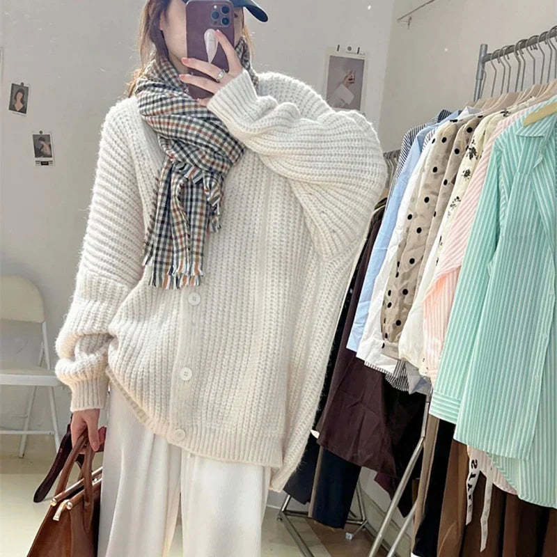 Damen Strickjacke in Übergröße