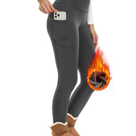 WW | Wunderschöne Enganliegende Fleece Wollleggings