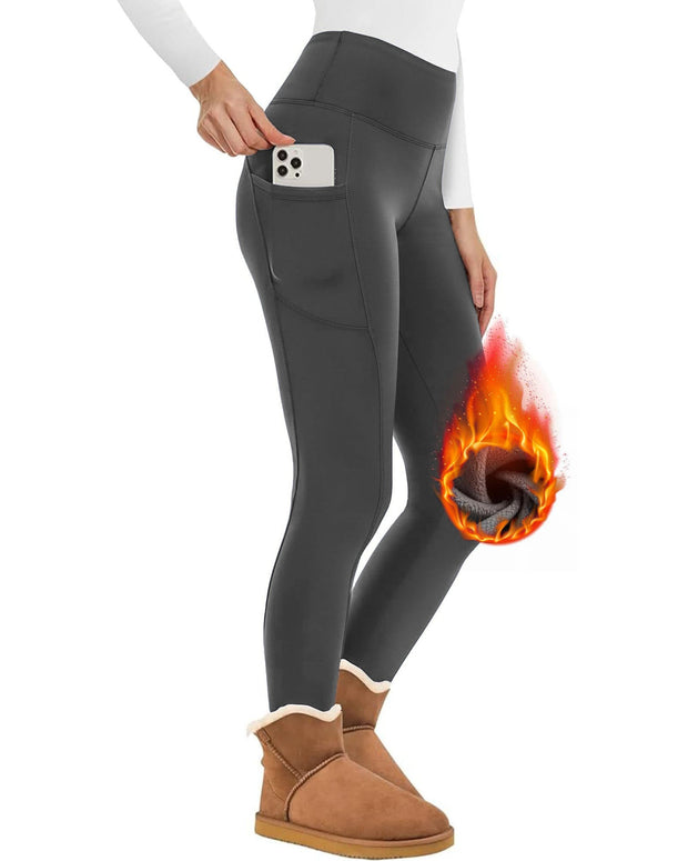 WW | Wunderschöne Enganliegende Fleece Wollleggings