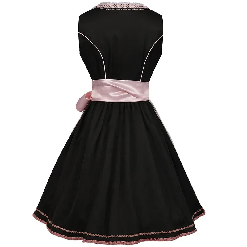 W&W Mode | Damen Traditionelles Kleid mit Blumenstickerei