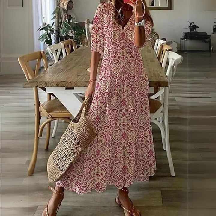 W&W Mode | Maxi Kleid Mit Blumenmuster