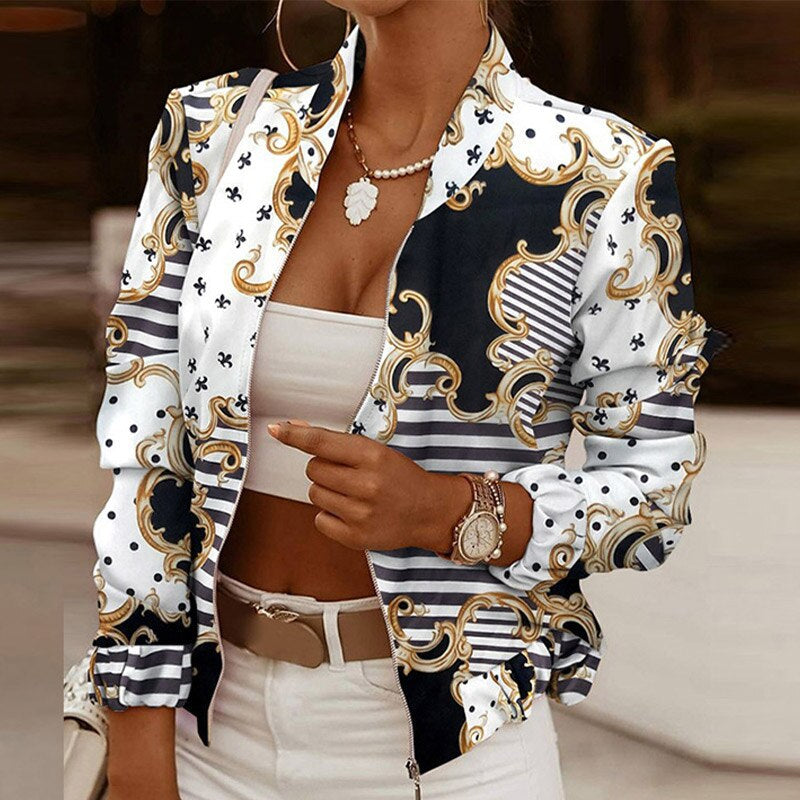 Damen Vintage-Jacke mit elegantem Design