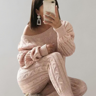 WW - Strick-Schulter-Hosen-Set