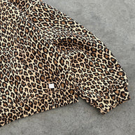 WW | Leopardenmuster Hoodie und Jogginghose Set für Damen