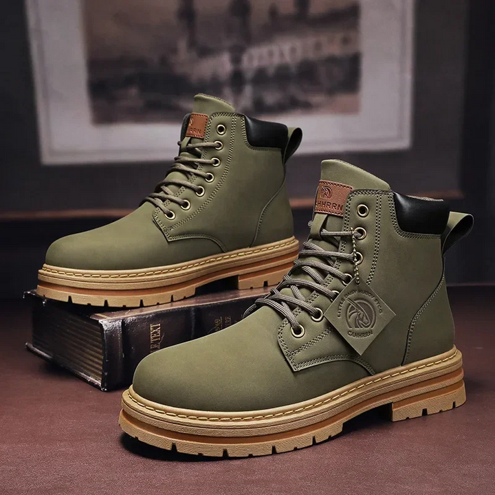 W&W Mode | Outdoor Herrenschuhe Stiefel Mit Rutschfester Sohle Und Schnürung