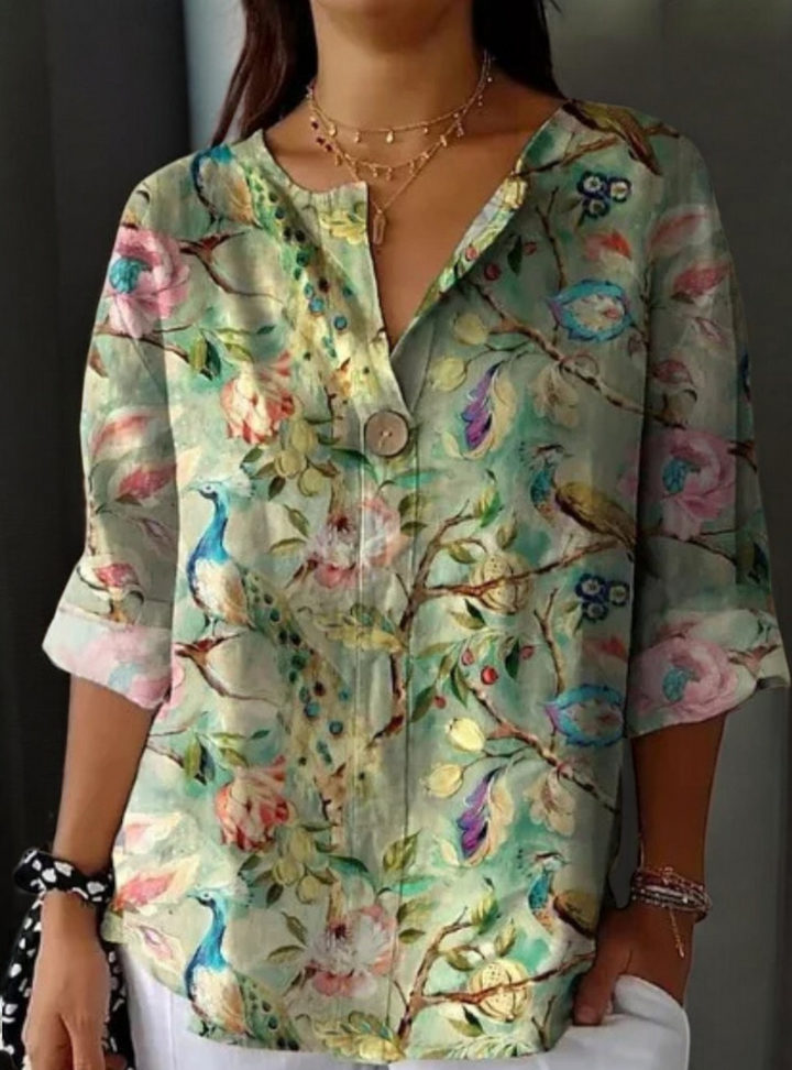 W&W Mode | Elegante Blumenbluse