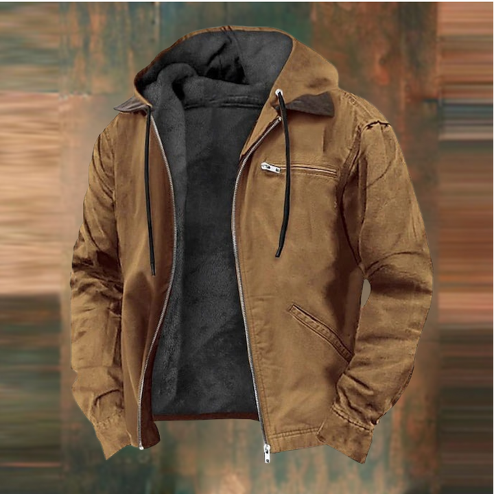 W&W Mode | Herren Kapuzenjacke für Komfort Stil