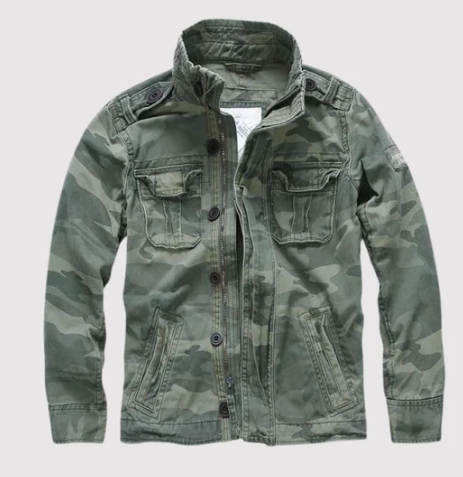Damen Retro-Jeansjacke mit mehreren Taschen